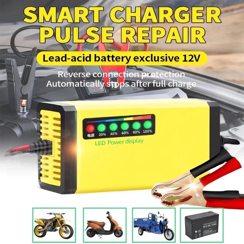 Car Charger - Carregador de Bateria Automotiva 12V 4AH-20AH,