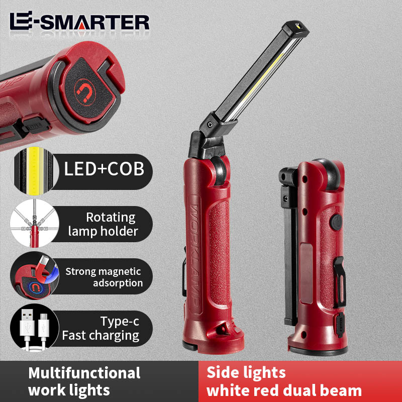 Car Led Light - Cob led luz de trabalho recarregável