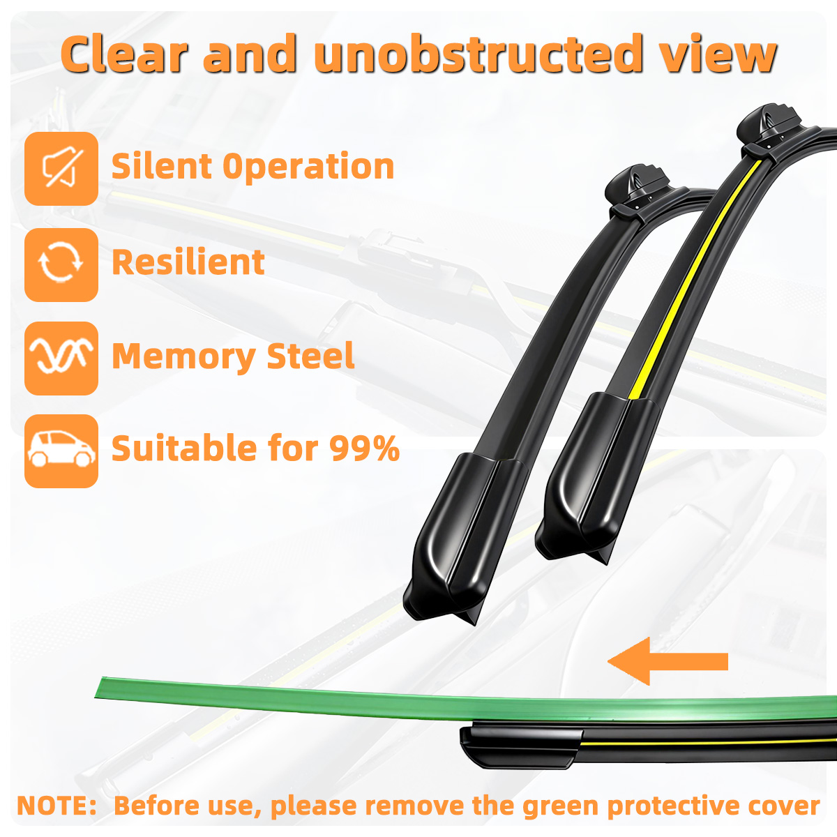 2PCS Limpadores de Para-brisa  - Car Wiper avaliação e preço