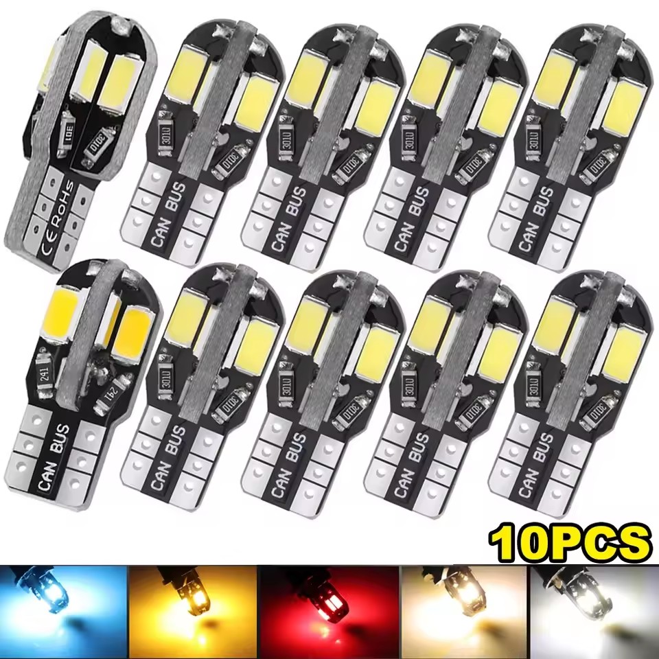 20/10PCS Lâmpada LED W5W T10 5 - Car Led Light avaliação e preço