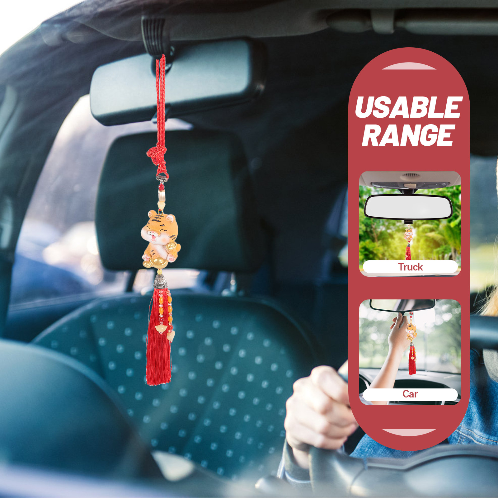 1 unidade de pingente de tigre - Car Air Freshener avaliação e preço