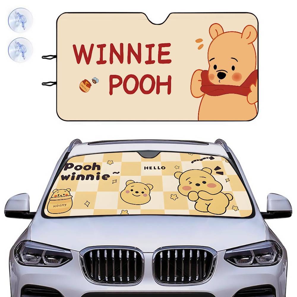 W-Winnies-The-Poohs Protetor S - Windshield Sun Shade avaliação e preço